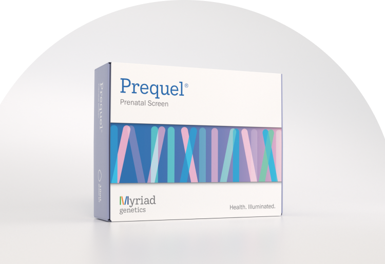 Prequel Prenatal Screen test kit box