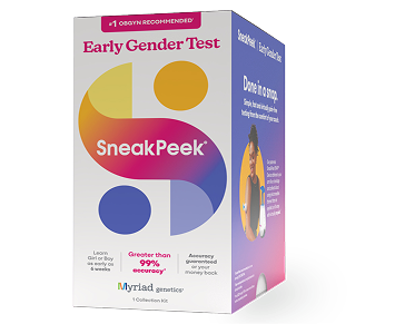 SneakPeek Early Gender Test kit box